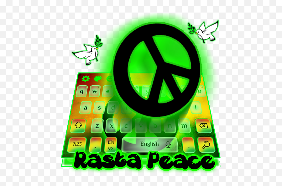 Rasta Peace Reggae Keyboard - Circle Emoji,Rasta Emoji
