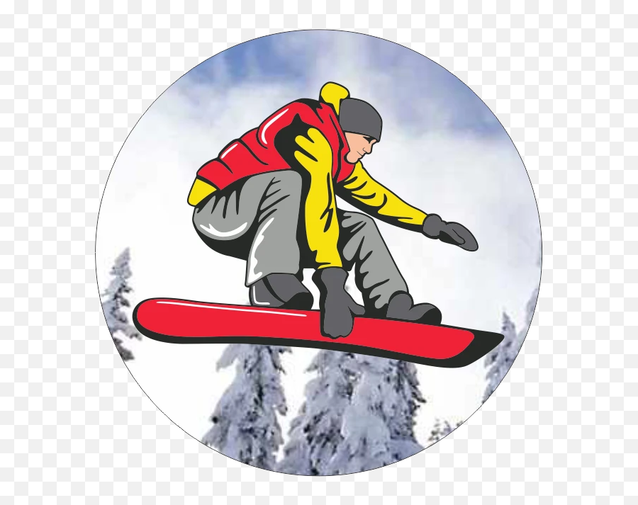 Snowboarding Logo Medal With Ribbon - Trophy Emoji,Snowboard Emoji