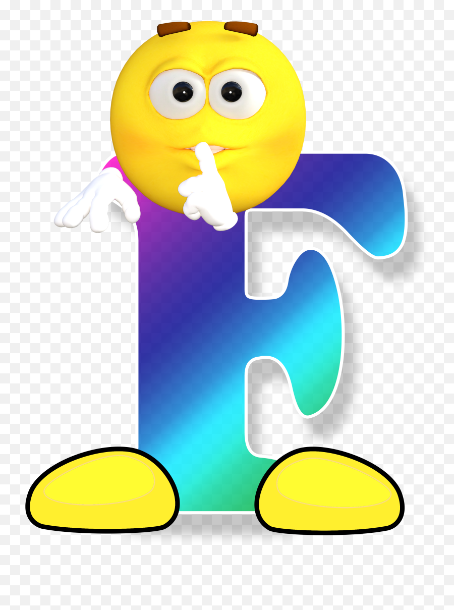 Emoticon And Letter F Free Image - Alphabet Emoji Letter E,Letter Emoticon