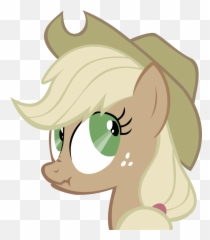 Meghan Mccarthy Officially Strikes Down - Applejack Lie Face Emoji,Shifty Eye Emoji