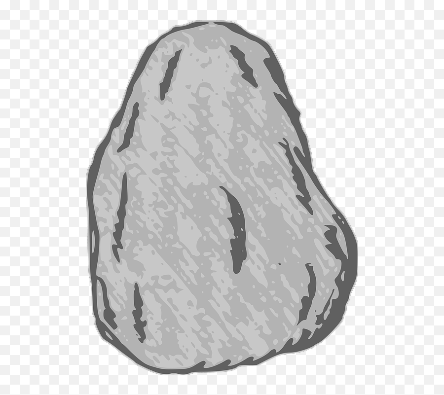 Stone Rock Grey - Rock Clip Art Free Emoji,Rock And Roll Hand Emoji