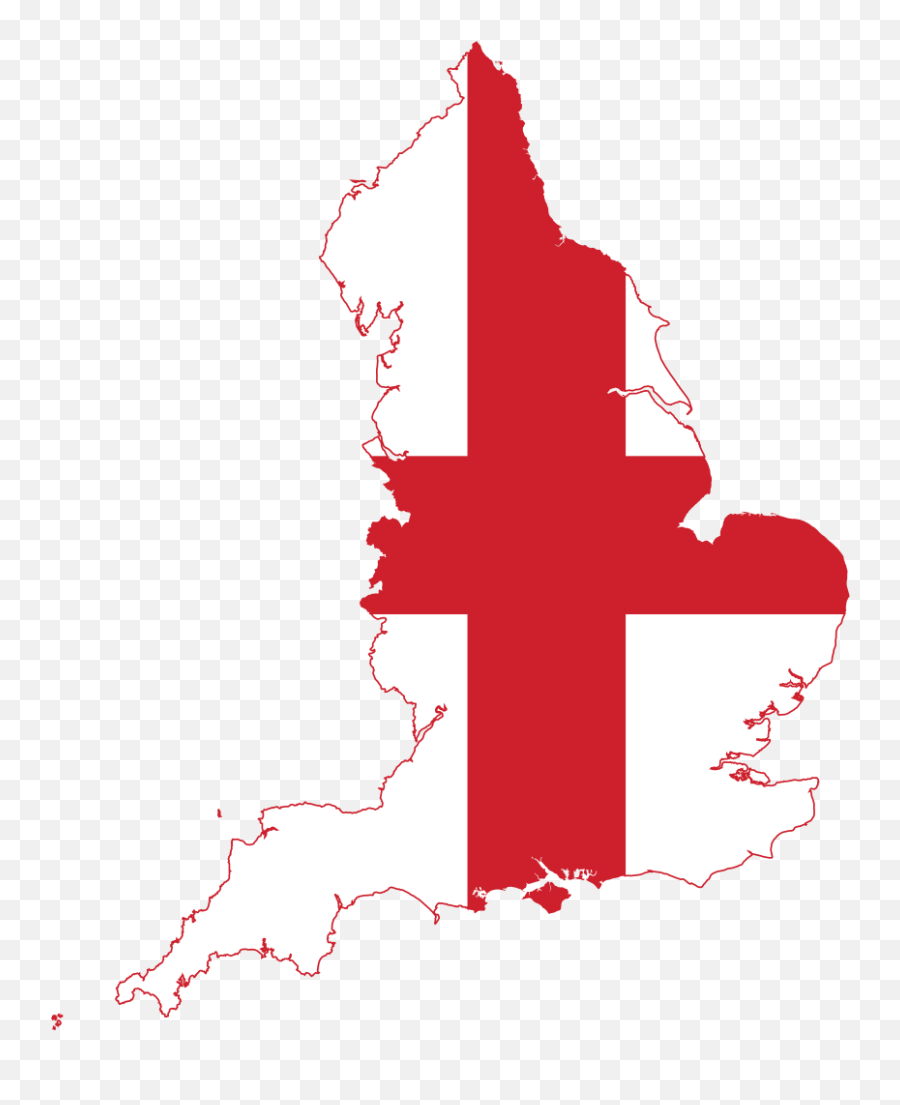 England Map Png - England Flag And Map Emoji,Northern Ireland Flag Emoji
