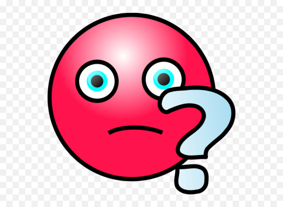 Pink Clipart Exclamation Mark Pink - Question Face Transparent Emoji,Interrobang Emoji