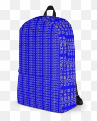 Blue Yellow Cargo Backpack American - Garment Bag Emoji,Blue Emoji Backpack