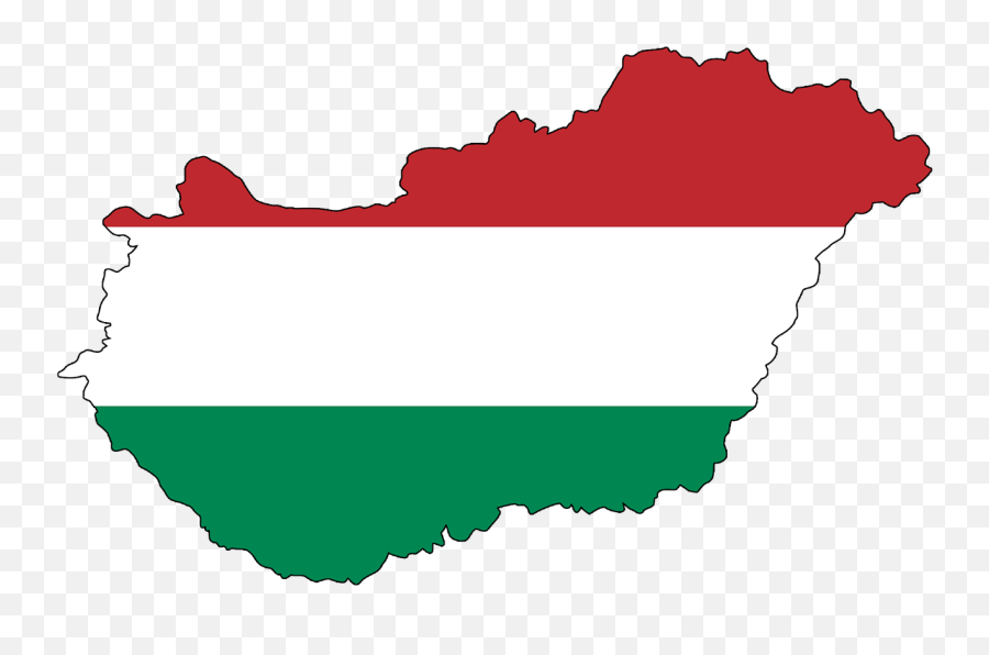Hungary Map Flag Contour Borders - Hungary Map Flag Vector Emoji,Flag Emoji Names