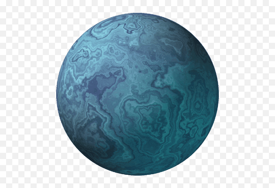 Blue Planet Stickers For Android Ios - Planet Animated Gif Transparent Emoji,Planets Emoji