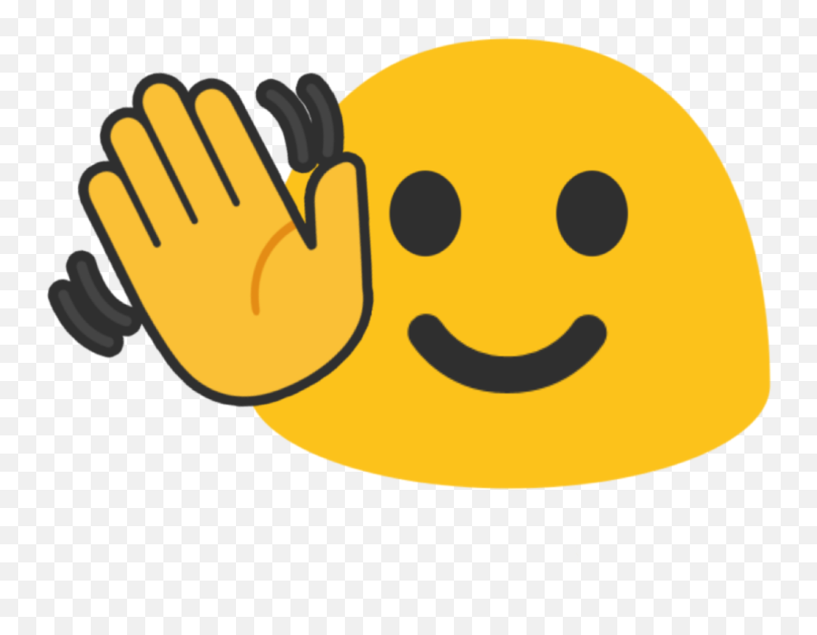 Iemoji U201cwave - Handu201d Freetoedit Smiley,Hand Wave Emoji