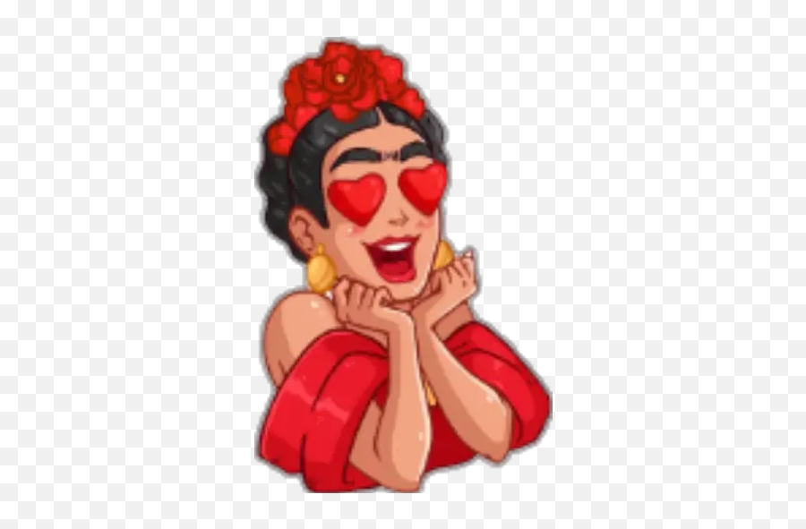 Frida Kahlo Stickers For Whatsapp - Frida Kahlo Stickers Emoji,Clap Emoji Meme