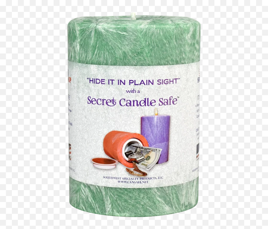 Candle Secret Stash Security Container - Carrot Emoji,Guinea Pig Emoji