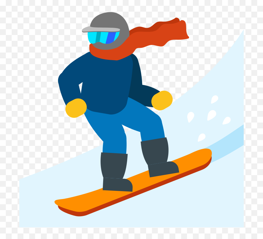 Ski Emoji Png Clipart Skiing Snowboarding Clip Art - Snowboarding Clip Art,Ski Emoji