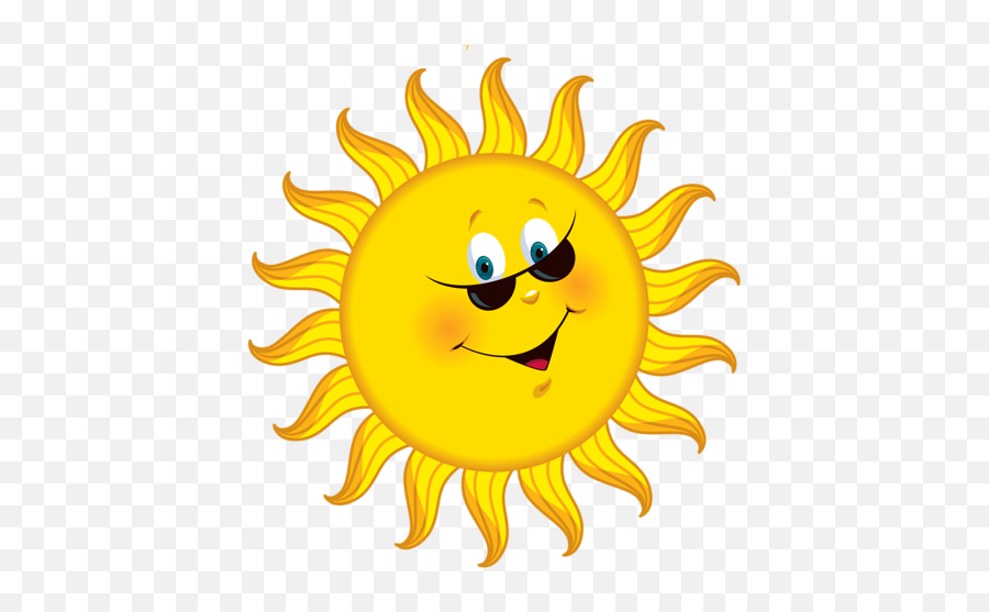 Christine Staniforth Sunny Days Cartoon Sun Sun - Clipart For Sun Emoji,Sun With Sunglasses Emoji