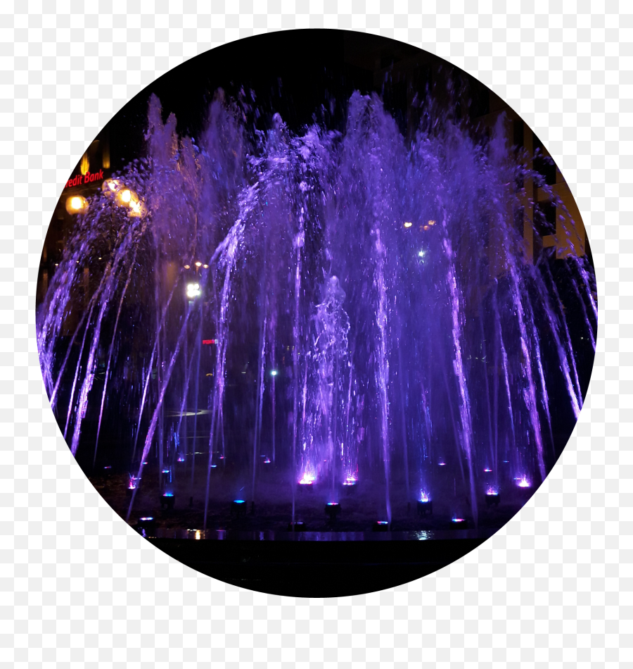 Night Water Fountain Fountainwater - Fountain Emoji,Fountain Emoji