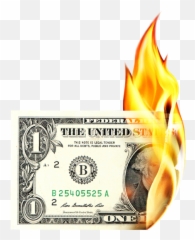 Burning money png Transparent FREE for - Dollar Bill Emoji