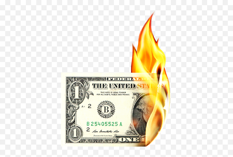 Burning Money Png Burning Money Png Transparent Free For - Dollar Bill Emoji,Emoji Scissors And Money