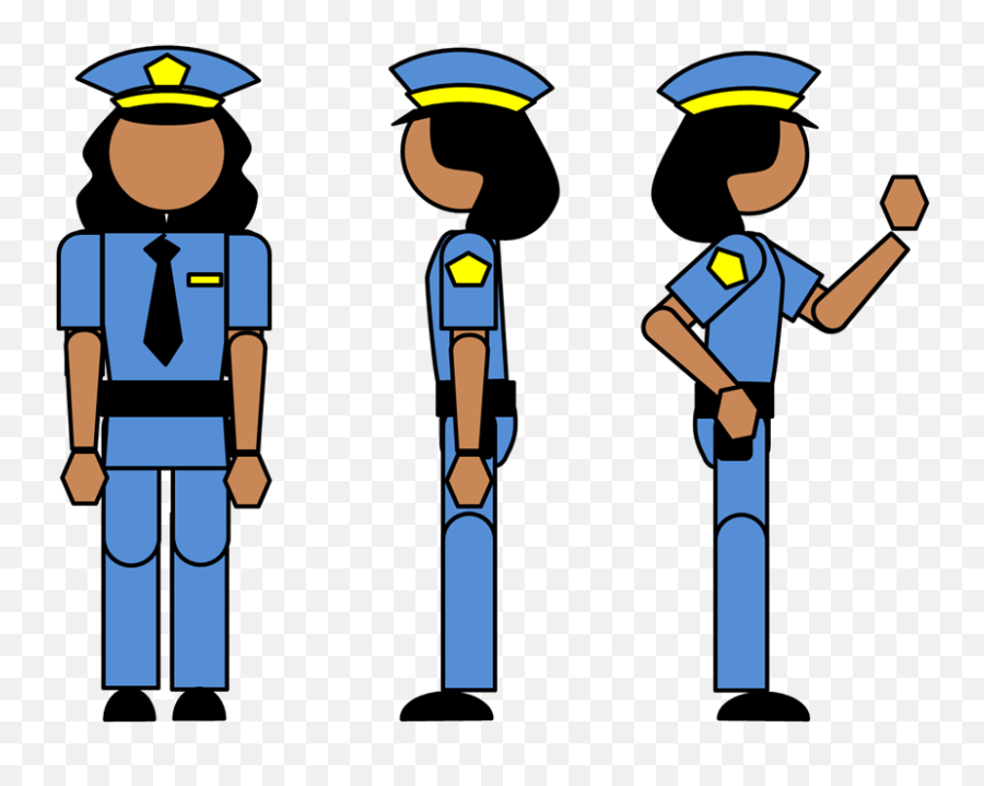 Police Officer Uniform Drawing Clipart - Draw A Police Officer Cartoon Emoji,Mailbox Police Emoji