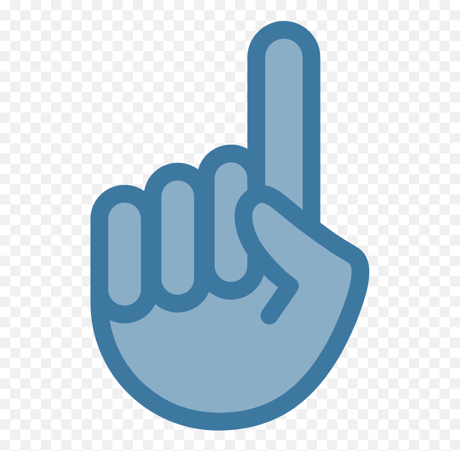 Number One Hand Graphic - Clip Art Emoji,The Shining Emoji