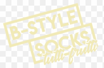 B - Style Ankle Socks Tutti Frutti Calligraphy Emoji