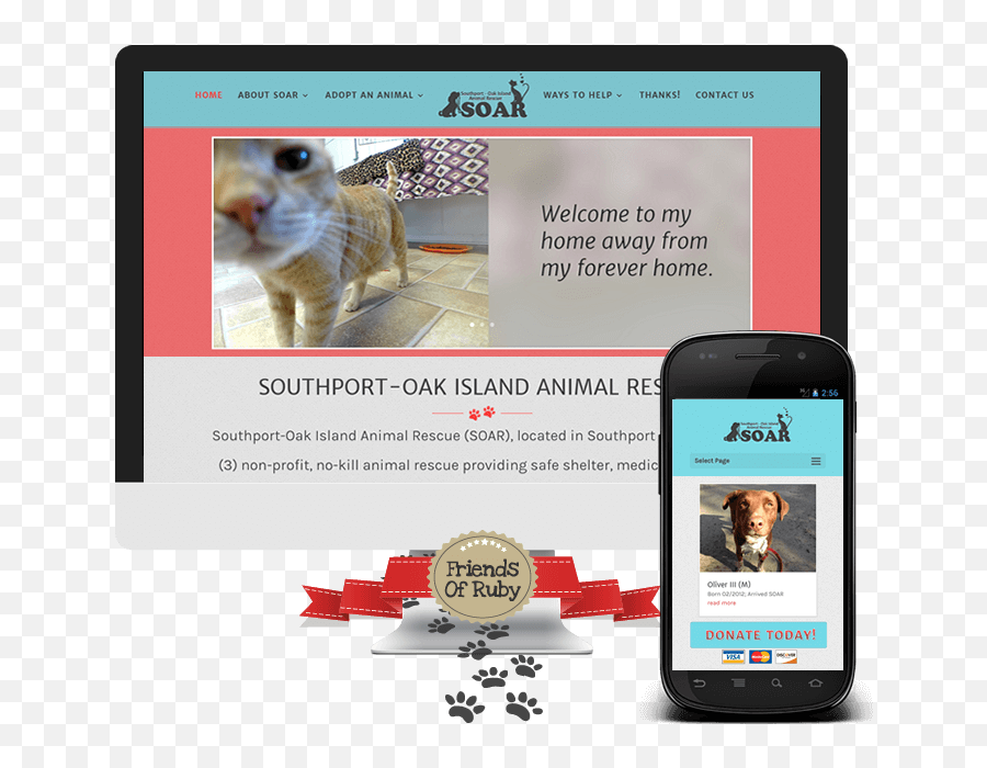 Free Websites For Animal Charity U0026 Rescues Friends Of Ruby - Smart Device Emoji,Ruby Emoji