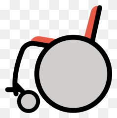 Manual Wheelchair - Clip Art Emoji,Wheelchair Emoji