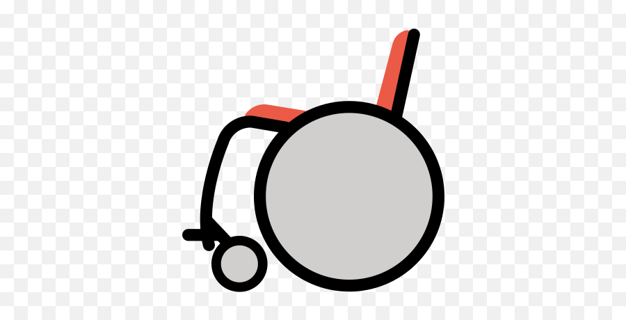 Manual Wheelchair - Clip Art Emoji,Wheelchair Emoji