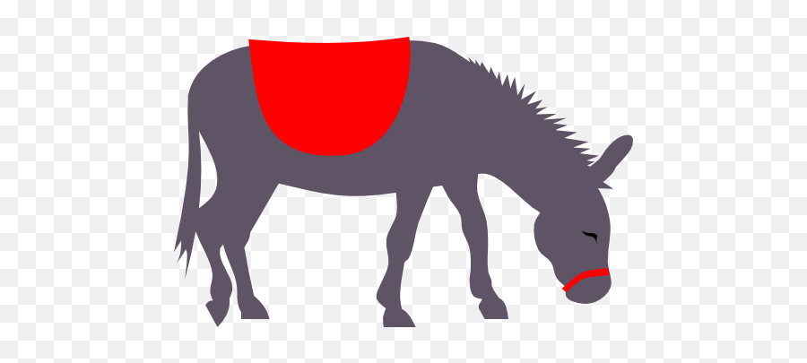 Donkey By Rones Clipart - Donkey Clip Art Emoji,Donkey Emoticons