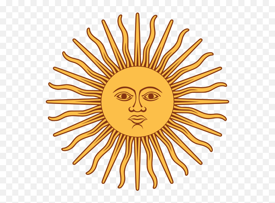 Sun Of May Vector Clip Art - Sun On The Argentina Flag Emoji,German Flag Emoji