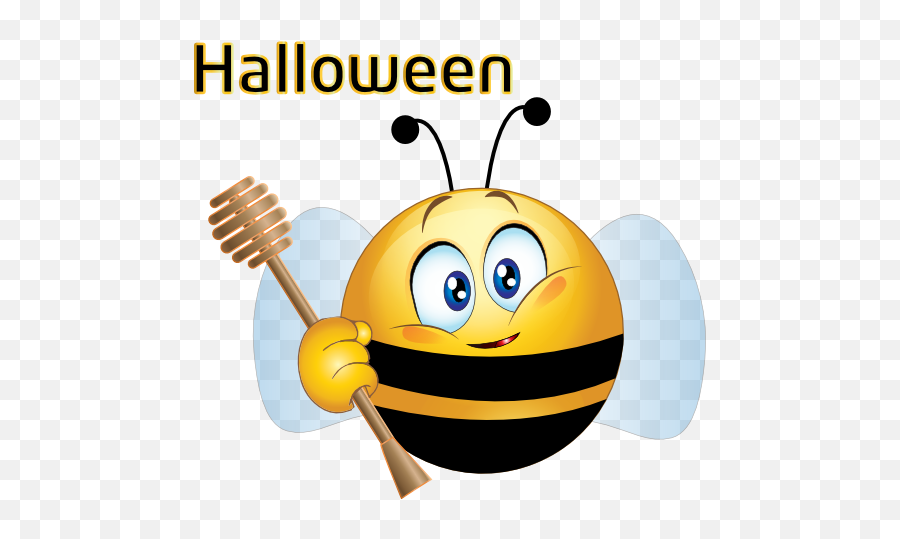 Bee Smiley Emoticon Clipart - Cartoon Emoji,Bee Emoticon