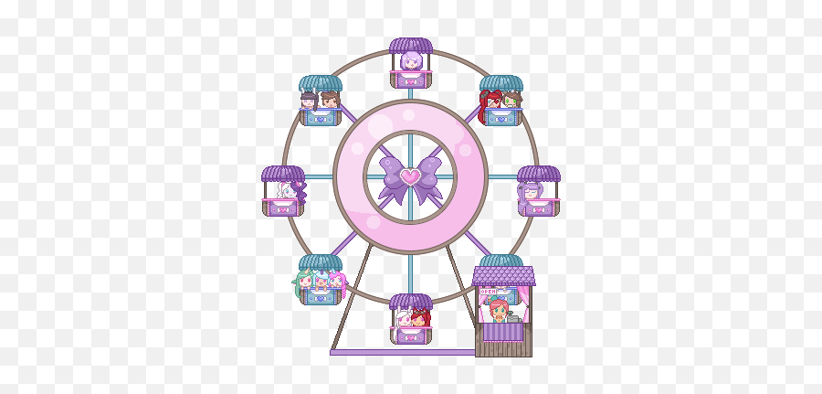 Ferris - Cute Ferris Wheel Drawing Emoji,Ferris Wheel Emoji