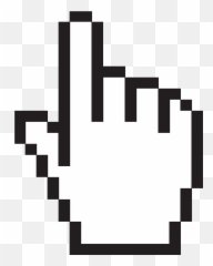 Hand Cursor Vector Finger Pointer - Mouse Png Emoji