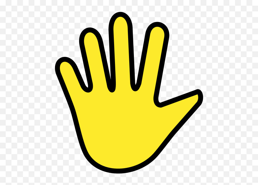 Emoji - Sign,Raised Hand Emoji