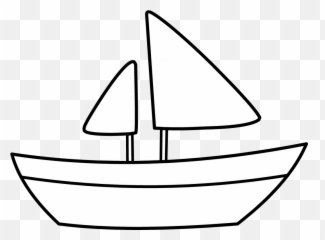 White Clipart Sailboat White Sailboat - Clip Art Emoji,Boat Gun Gun Boat Emoji