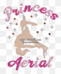 Aerial Dance Life Glitter Heat Transfer - Graphic Design Emoji
