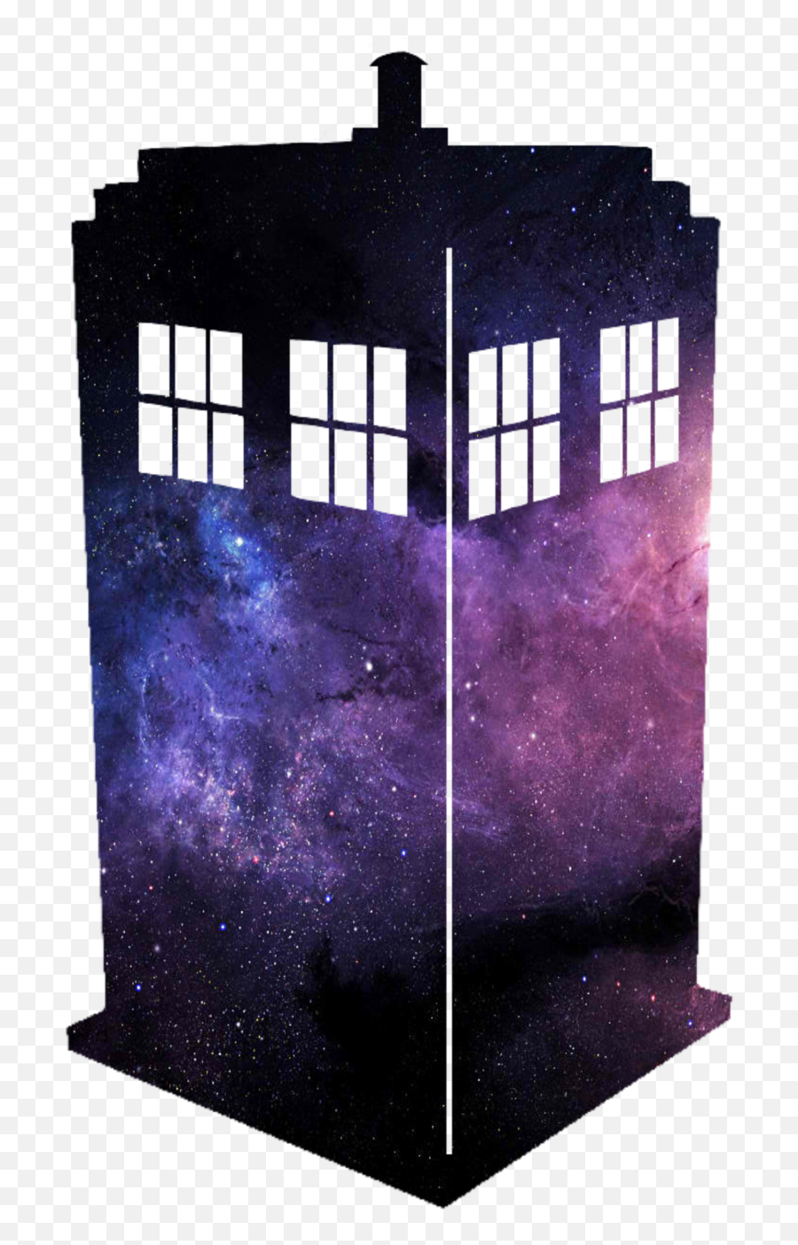 Tardis - Doctor Who Tardis Silhouette Transparent Background Emoji,Tardis Emoji