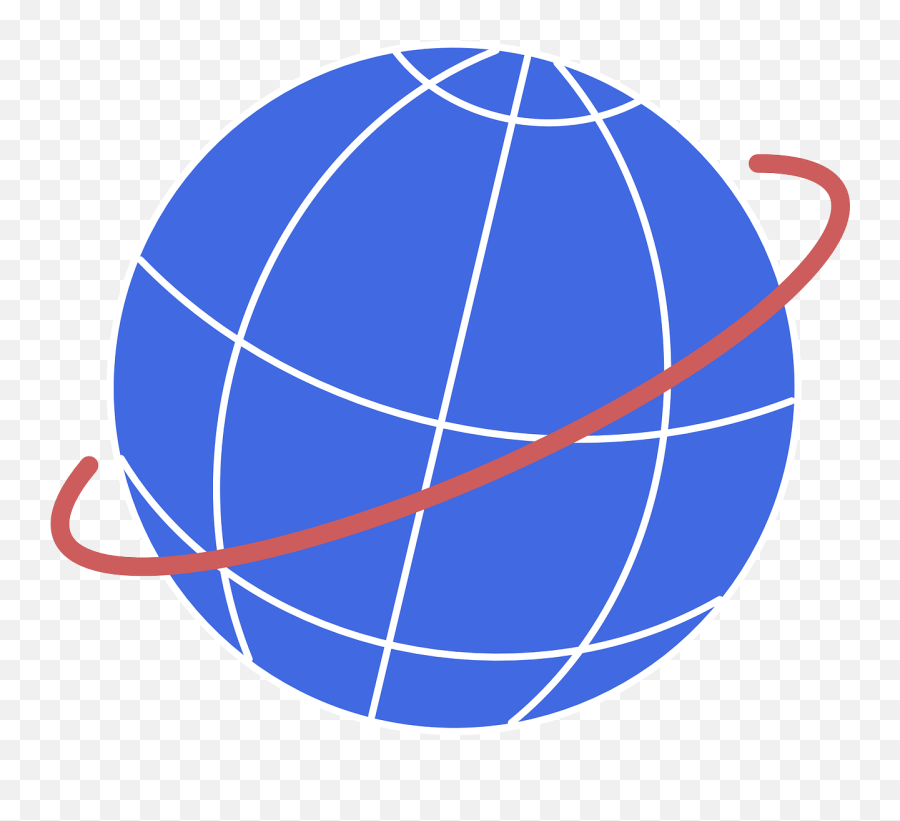 Orbit World Planet Blue Earth - Globe Line Vector Png Emoji,Alien Bike Moon Emoji
