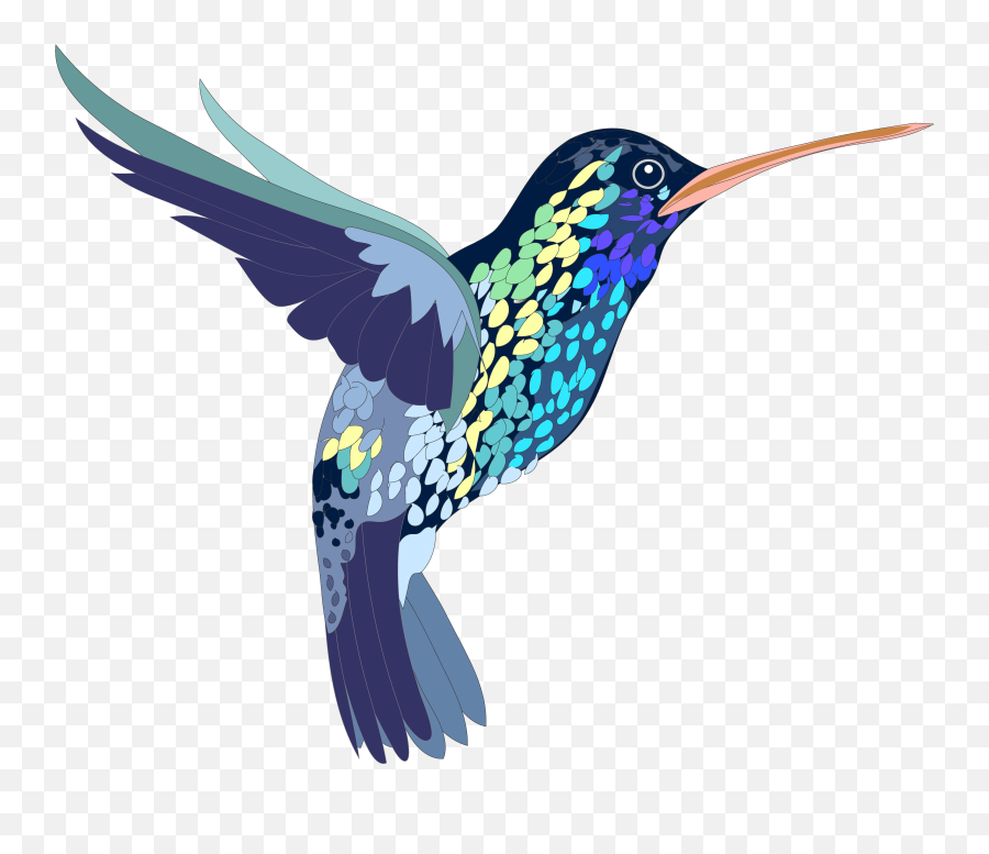 Transparent Background Hummingbird Clipart - Hummingbird Clipart Emoji,Hummingbird Emoji