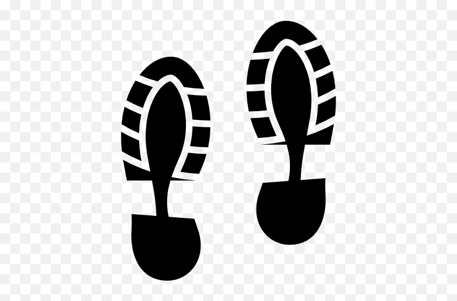 Shoes Footprints Pair Icons - Huellas De Zapato Png Emoji,Footprint Emoji