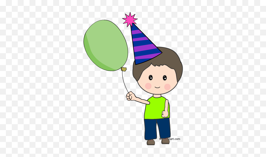 Free Birthday Clip Art Images And Graphics - Cute Birthday Boy Cartoon Emoji,Birthday Hat Emoji