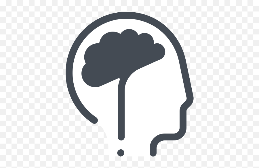 Head With Brain Icon - Head With Brain Png Emoji,Brain Emoji Iphone