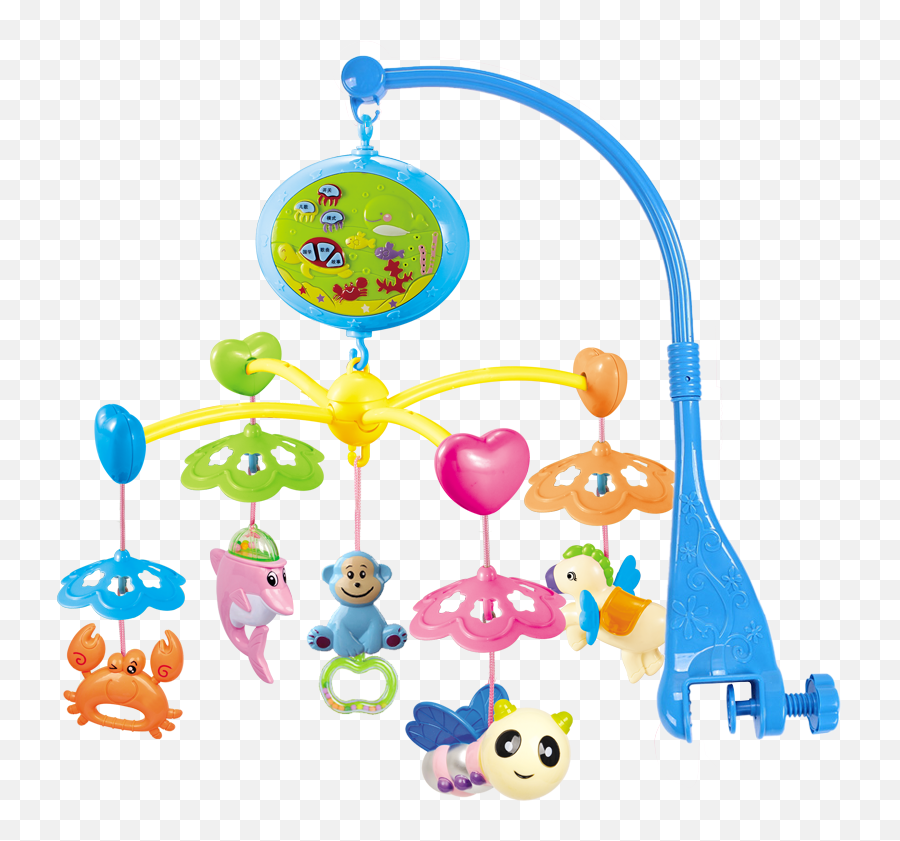 Children S Town Music Rotating Bed Bell - Rattle Clipart Music Emoji,Baby Rattle Emoji