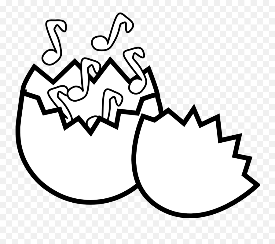 Free Easter Egg Clip Art Black And White Download Free Clip - Egg Shell Clipart Png Emoji,Cracked Egg Emoji