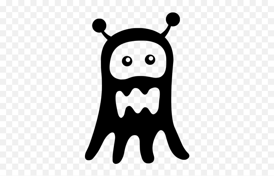 Ghost Monster - Black Monster Clipart Emoji,Grim Reaper Emoji