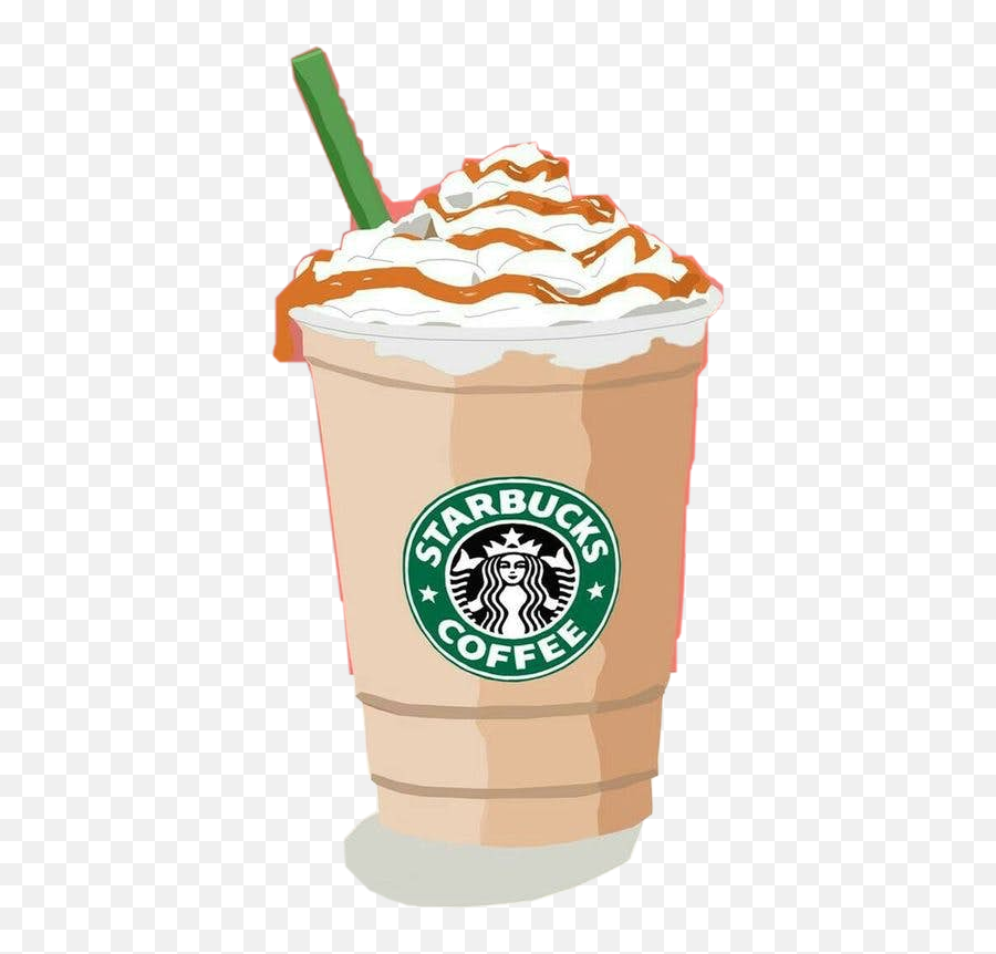 Starbucks Coffee Cute Sticker - Starbucks Coffee Cup Png Emoji,Starbucks Coffee Emoji