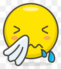 Sneezing Face Emoji Clipart -