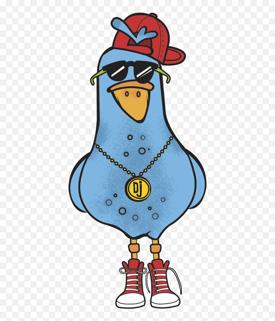 Ziggy Pigeon Hit Squad Clipart - Dot Emoji,Pigeon Emoji
