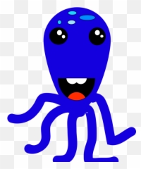 Emoticon Line Art Electric Blue Png - Dot Emoji