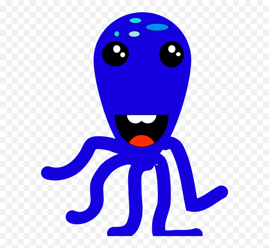 Emoticon Line Art Electric Blue Png - Dot Emoji,Squid Emoticon