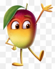 Animated Mango Smiley Faces - Happy Emoji