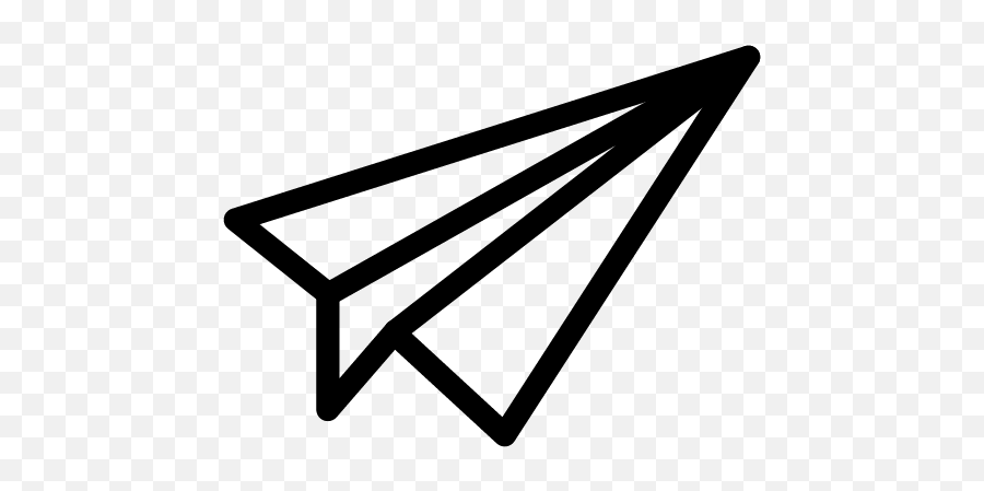 Paper Plane Icon - Ico Paper Plane Png Emoji,Plane Emoji Png