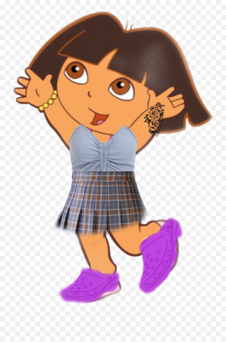 Rocking Dora Sticker By Aaliyah Marker - Sexy Dora Emoji,Rocking Emoji