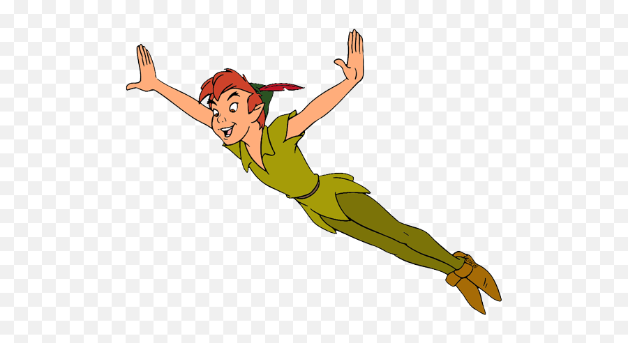 Peter Pan Png - Peter Pan Disney Flying Emoji,Peter Pan Emoji